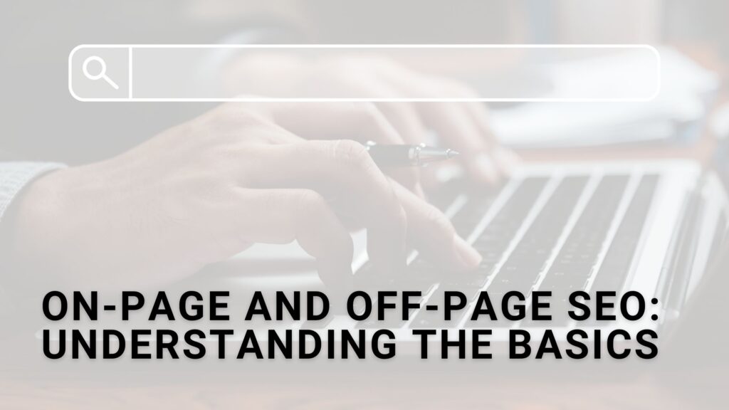 On Page and Off Page SEO